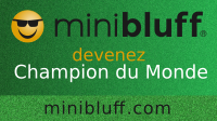 Mathilde joue au Minibluff